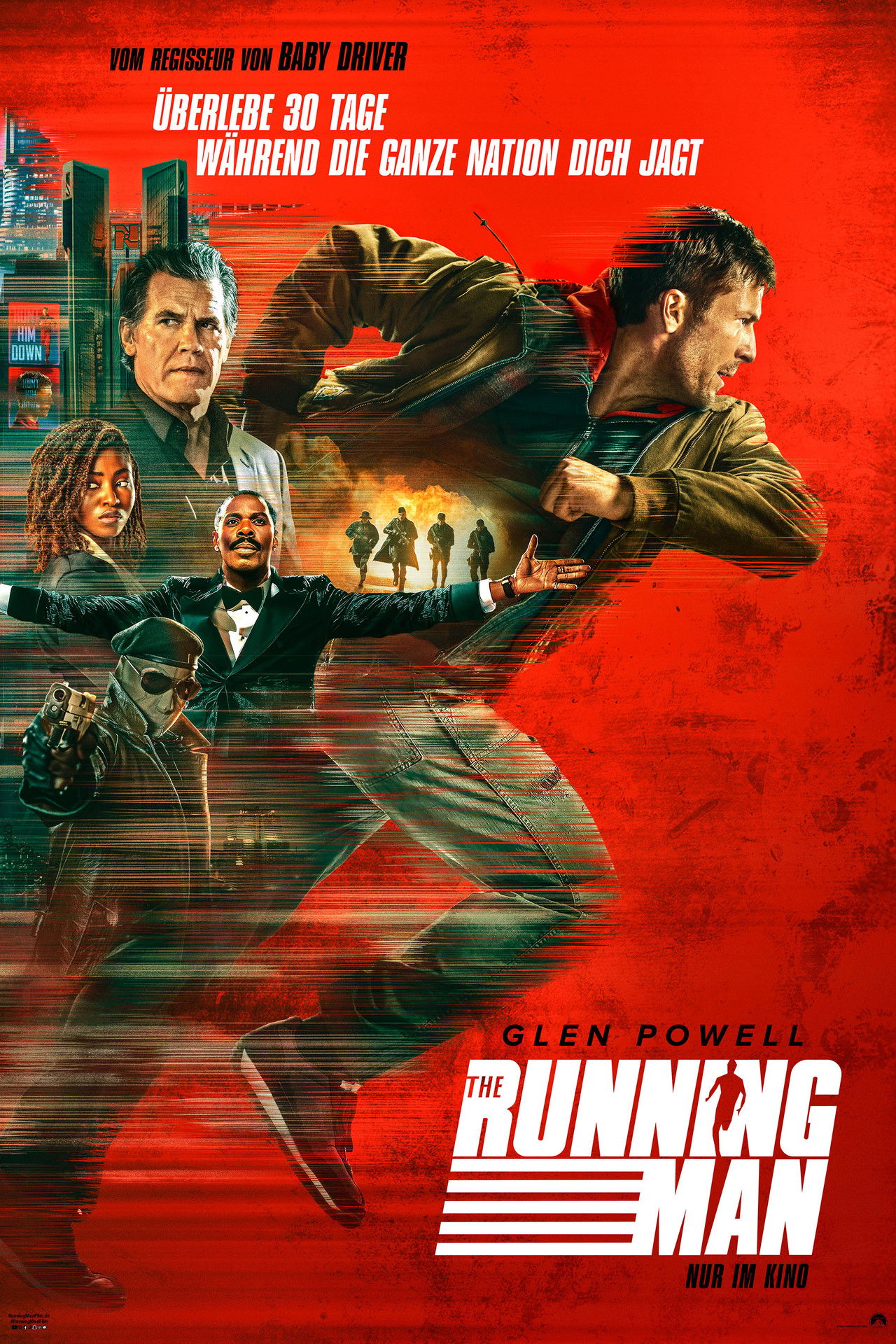 The Running Man (2025) - Dystopische Unterhaltung zwischen Spektakel und Gesellschaftskritik